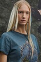 Odzież T-shirt bawełniany damski z kolekcji The Witcher x Medicine kolor turkusowy RW23.TSD960 turkusowy