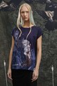 T-shirt bawełniany damski z kolekcji The Witcher x Medicine kolor granatowy RW23.TSD961 granatowy RW23