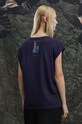T-shirt bawełniany damski z kolekcji The Witcher x Medicine kolor granatowy granatowy RW23.TSD961