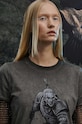 T-shirt bawełniany damski z kolekcji The Witcher x Medicine kolor szary szary RW23.TSD962
