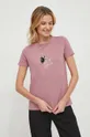 рожевий Бавовняна футболка Medicine Жіночий