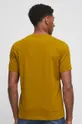 T-shirt bawełniany męski z nadrukiem z domieszką elastanu kolor brązowy 95 % Bawełna, 5 % Elastan
