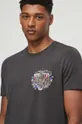 szary T-shirt bawełniany męski z kolekcji Zamkowe Legendy kolor szary