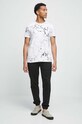 T-shirt bawełniany męski wzorzysty kolor biały RW23.TSM204 biały RW23