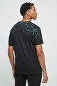 Odzież T-shirt bawełniany męski z nadrukiem kolor czarny RW23.TSM210 czarny