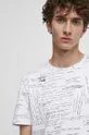 T-shirt bawełniany męski - Kolekcja jubileuszowa. 2023 Rok Wisławy Szymborskiej x Medicine, kolor biały Męski