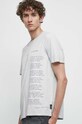 T-shirt bawełniany męski - Kolekcja jubileuszowa. 2023 Rok Wisławy Szymborskiej x Medicine, kolor szary RW23.TSM354 szary RW23