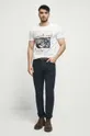 T-shirt bawełniany męski - Kolekcja jubileuszowa. 2023 Rok Wisławy Szymborskiej x Medicine, kolor biały biały