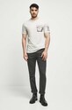T-shirt bawełniany męski - Kolekcja jubileuszowa. 2023 Rok Wisławy Szymborskiej x Medicine, kolor beżowy RW23.TSM356 beżowy RW23