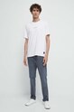 Oblečení Bavlněné tričko Jubilejní kolekce Nadace W. Szymborské x Medicine bílá barva RW23.TSM357 bílá