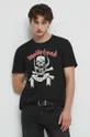 T-shirt bawełniany męski Motörhead kolor czarny czarny