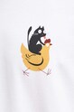 T-shirt bawełniany męski z nadrukiem kolor biały RW23.TSM580 biały