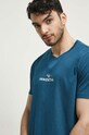 T-shirt bawełniany męski z kolekcji Science kolor zielony RW23.TSM600 turkusowy