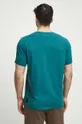 tyrkysová Bavlnené tričko z kolekcie Science zelená farba