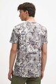 Odzież T-shirt bawełniany męski wzorzysty kolor beżowy RW23.TSM803 beżowy