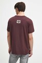 T-shirt bawełniany męski z kolekcji Bestiariusz kolor bordowy bordowy RW23.TSM854