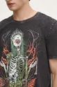 T-shirt bawełniany męski z kolekcji Bestiariusz kolor czarny Męski