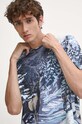 T-shirt bawełniany męski wzorzysty kolor multicolor multicolor RW23.TSM900