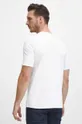 T-shirt bawełniany męski z domieszką elastanu z nadrukiem kolor biały 95 % Bawełna, 5 % Elastan 