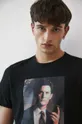 T-shirt bawełniany męski Twin Peaks kolor czarny