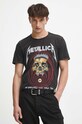 T-shirt bawełniany męski Metallica kolor czarny RW23.TSM958 czarny RW23