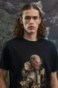 Bavlněné tričko pánské z kolekce The Witcher x Medicine černá barva Pánský