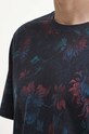 T-shirt bawełniany męski wzorzysty kolor czarny RW23.TSMA30 czarny