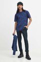 Odzież T-shirt bawełniany męski z kolekcji Medicine x Veronika Blyzniuchenko kolor granatowy RW23.TSMB10 granatowy