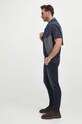 T-shirt bawełniany męski z domieszką elastanu wzorzysty kolor czarny RW23.TSMB30 czarny RW23