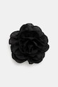 Broszka damska - kwiat kolor czarny czarny RW24.AKD705