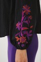 Medicine bluza din bumbac negru RW24.BDD606