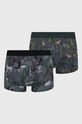 Bokserki bawełniane męskie z domieszką elastanu wzorzyste (2-pack) kolor multicolor dzianina multicolor RW24.BIM303