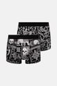 Bokserki bawełniane męskie z domieszką elastanu wzorzyste (2-pack) kolor multicolor dzianina multicolor RW24.BIM507