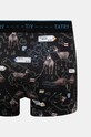 Bokserki bawełniane męskie z domieszką elastanu z motywem górskim (3-pack) kolor multicolor RW24.BIM710 multicolor