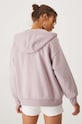 Odzież Bluza damska z kapturem gładka kolor fioletowy RW24.BLD020 fioletowy