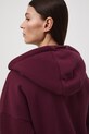 Bluza damska z kapturem gładka RW24-BLD020 bordowy