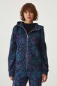 Odzież Bluza bawełniana damska z kapturem kolor granatowy RW24.BLD030 granatowy