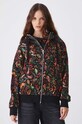 Bluza damska z kapturem wzorzysta kolor multicolor RW24.BLD052 czarny RW24