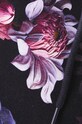 Bluza damska z kapturem w kwiaty kolor czarny RW24.BLD400 czarny