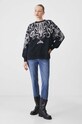 Bluza damska z nadrukiem kolor szary RW24.BLD500 szary RW24