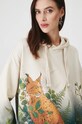 Bluza damska z kolekcji Together For Nature kolor beżowy RW24.BLD700 beżowy