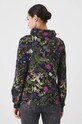 Odzież Bluza bawełniana damska wzorzysta kolor czarny RW24.BLD701 czarny