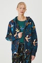 Bluza bawełniana damska z kolekcji Karolina Matyjaszkowicz x Medicine kolor turkusowy RW24.BLDB51 turkusowy