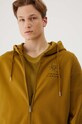 Bluza męska z kapturem z nadrukiem kolor zielony zielony RW24.BLM201