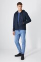Bluza męska z kapturem melanżowa kolor granatowy RW24.BLM907 granatowy RW24