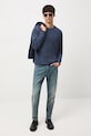 Medicine camicia a maniche lunghe RW24.BUM051 blu navy RW24