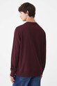 Odzież Longsleeve męski z fakturą kolor bordowy RW24.BUM051 bordowy