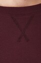 Longsleeve męski z fakturą kolor bordowy RW24.BUM051