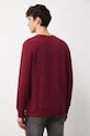 Odzież Longsleeve męski prążkowany kolor bordowy RW24.BUM061 bordowy