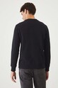 Odzież Longsleeve bawełniany męski gładki kolor czarny RW24.BUM300 czarny